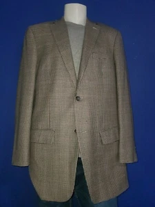Tasso Elba Men's 42L Multicolor Houndstooth Wool & Cashmere Sport Coat/ Jacket  - Picture 1 of 8