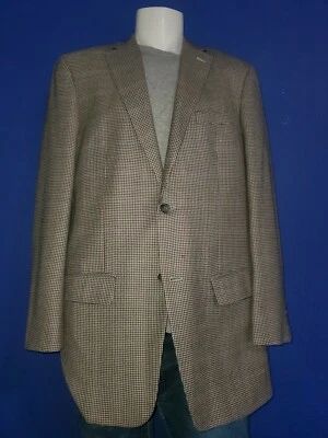 Tasso Elba Men's 42L Multicolor Houndstooth Wool & Cashmere Sport Coat/ Jacket  - Image 1 of 4