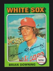 1975 TOPPS MINI #422 BRIAN DOWNING CHICAGO BIANCO SOX NUOVO DI ZECCA+C - Foto 1 di 2
