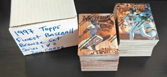 1997 Topps Finest Baseball Bronze Set Series 1 & 2 (200 Cards) - Image 1 of 1