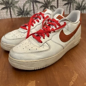 NIKE AIR Force 1 '07 Craft Sail Mantra arancione 2021 pelle CV1755-100 uomo 12 - Foto 1 di 23