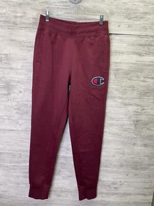 Champion Sweatpants Mens S Burgundy Red Tapered Jogger - Picture 1 of 10