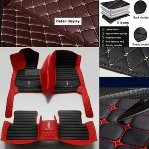 For Lincoln All Models Waterproof Custom Auto Car Floor Mats Liner Carpets - Bild 1 von 36