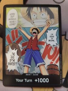Gioco di carte One Piece Romance Dawn OP01 Monkey D. Rufy DON! Inglese quasi nuovo