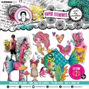 Art By Marlene Signature Collection Paper Pad-Paper Elements Edition 2, 1 Pack - Picture 1 of 1