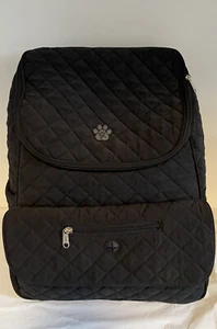 Trisha Yearwood Pet Collection Travel Backpack Storage Containers Black No Bowls - Picture 1 of 11