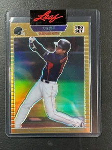 Juego Leaf Pro 2023 metal dorado cromo refractor Shohei Ohtani 177/199 #PSG-82 - Imagen 1 de 2