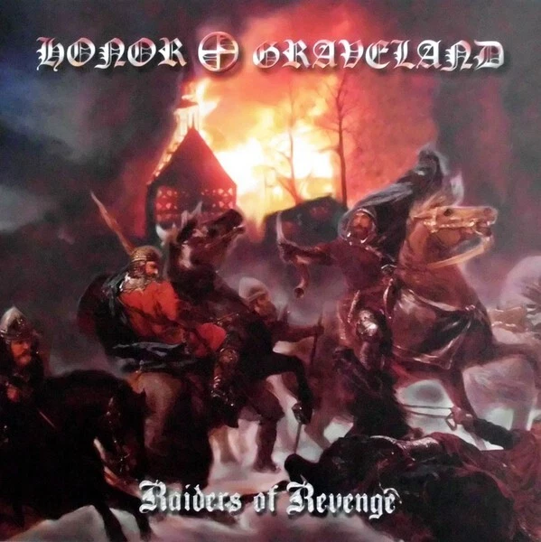 HONOR / GRAVELAND – raiders of revenge – BLACK LP - Image 1 of 1