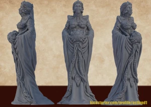 statue divine machine hauteur 15 cm avec piedestal - Imagen 1 de 1