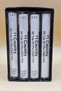 VTG 70's RARE Columbia House 60 TOP OF THE CHARTS Country Hits (4 Cassette Set) - Picture 1 of 14