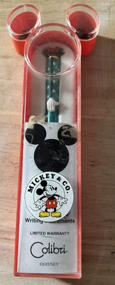 Pluma Colibrí Minnie Mouse Mickey & Co. Disney Verde azulado rara nueva en caja Foto 1 de 4