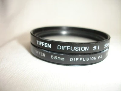 Tiffen 55mm Diffusion Filter set Diffuser 1 & 2 - Image 1 of 2