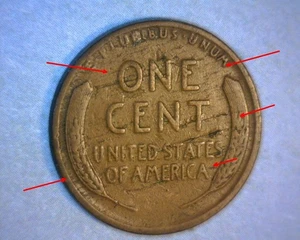 1918 LINCOLN CENT 🌟 LAMINATION BOTH SIDES 🌟BETTER DATE🌟US ERROR🌟SALE🌟 - Picture 1 of 4