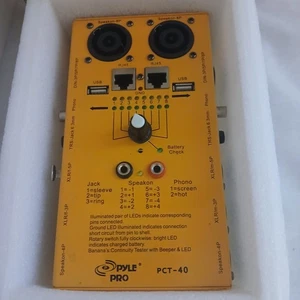 Pyle PCT-40 12-in-1 Plug Audio LED Cable Electrical Tester New - Picture 1 of 9