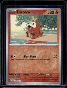 Fuecoco SV08: Wogende Funken Pokémon 029/191 Reverse Holo NM+ - Bild 1 von 2