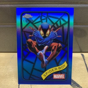2024-25 Marvel Topps Chrome SPIDER-BOY 178/299 Blue Refractor SP #57 - Picture 1 of 3