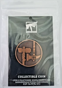 Aof Sigmar 40k Sammlermünze Warhammer Day 2025 Neu Donnerhammer Ghal Maraz - Bild 1 von 1