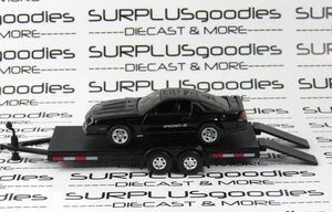 Johnny Lightning LOOSE Blk 1989 CHEVROLET CAMARO Z/28 IROC-Z w/Car Trailer Queen - Picture 1 of 9