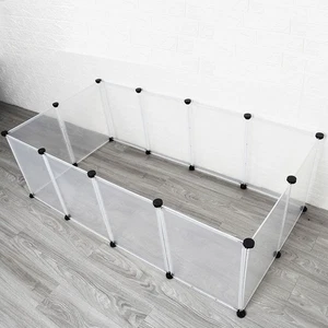 Pet Playpen Dog Exercise Pen Large Dog Fence 12 Panel For Small Dogs Cats SLK - Picture 1 of 12