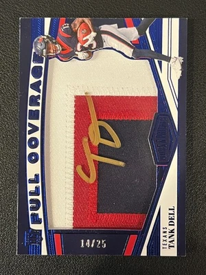 Tank Dell 2023 Panini Plates & Patches Auto Relic Full Coverage /25 Texans - Image 1 of 2