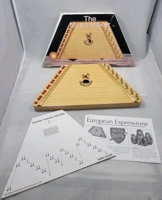 European Expressions Lap Harp Music Maker Toy No Tuner No Spare Wire - Image 1 of 4