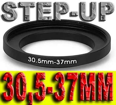 from EU⭐ Century Optics 30,5mm-37mm Step-Up filter-ring adapter, Black alloy - Image 1 of 2