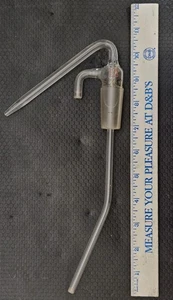 Kontes Glass Co. Vacuum Adapter/Distillation Adapter? 24/40 Glass Labware - Picture 1 of 11