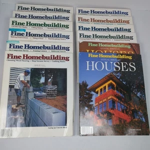Fine Homebuilding Magazine Lot of 12 1996-1998 -  Clean & Nice! - Picture 1 of 10