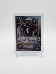 Bowman U 2025 cromo fútbol americano Reed Harris refractor automático/299 - Imagen 1 de 2