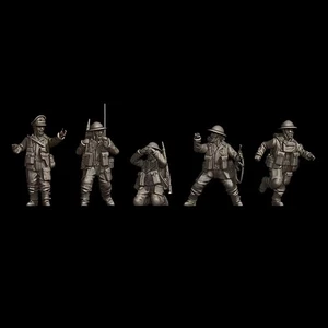 20mm 28mm ww2 British BEF HQ bolt action - Picture 1 of 1