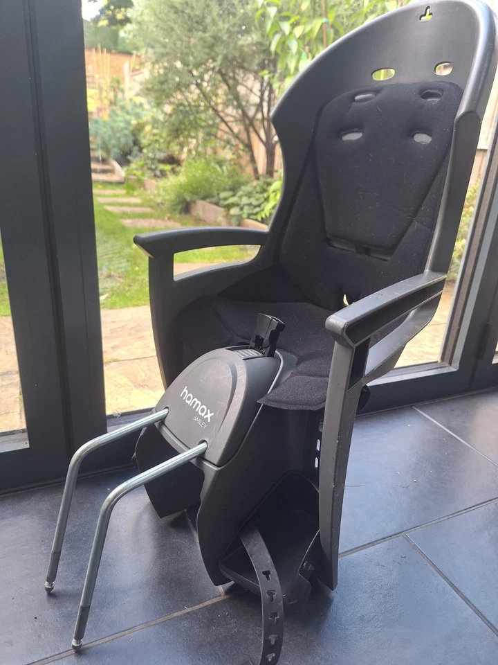 Hamax Smiley Child Bike Seat Rear Mount with 2 Brackets - Image 1 of 3
