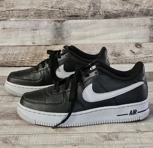 Kids Nike Air Force 1 TKAC Black/Wolf Gray Size 4.5Y - Picture 1 of 12