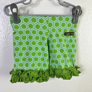 Matilda Jane Size 8 Green Ruffle Shorts  - Picture 1 of 5