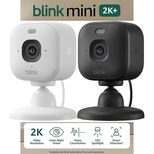 New 2025 Blink Mini 2K+ Plug-in Home & Pet Security Camera - Picture 1 of 3
