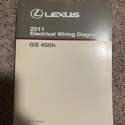 2011 Lexus GS 450h Wiring Diagrams Schematics Layout Factory OEM - Image 1 of 4