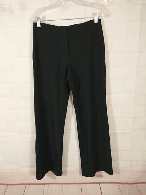 Eileen Fisher Women's Pants Size XS Gray Wool Blend Wide Leg Zip Front - Image 1 of 4