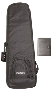 Jackson Black 11mm Padded Multi-Fit Gig Bag 600 Denier & Black Leather Portfolio - Picture 1 of 15