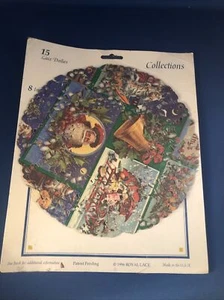 Royal Lace Collections 15 Paper Lace Doilies Vintage Christmas 8 Inch Diameter - Picture 1 of 11