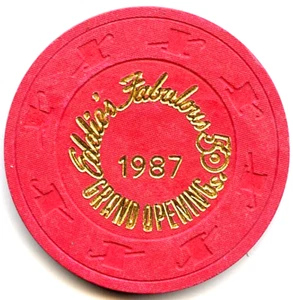 Eddies Fabulous 50's Casino - Reno - Gran ficha de apertura - 1987 - Imagen 1 de 2