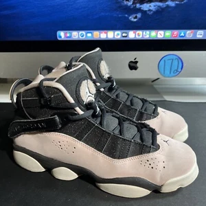 Air Jordan 6 Rings GS 'Black Pink Foam' 323399-006 7Y - Picture 1 of 8