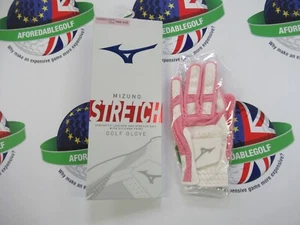 mizuno stretch ladies pink golf glove one size fits all - Picture 1 of 1