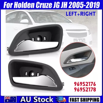 2X Front/Rear Inner Door Handle Left&Right Chrome For Holden Cruze JG JH 2005-19 - image 1 of 4