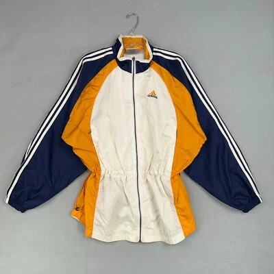 复古阿迪达斯夹克成人 XL 色块夹式风衣田径性能 — 第 1/4 张图片