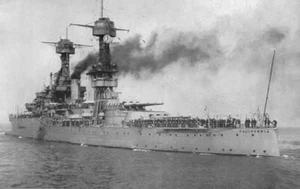 USS California BB-44 US Navy Schlachtschiff Zweiter Weltkrieg unveröffentlichte Postkarte - Bild 1 von 2