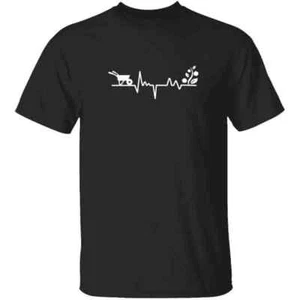 Gardener Heartbeat Plant Lover Mens T Shirt | Perfect For Garden Lover - Picture 1 of 9