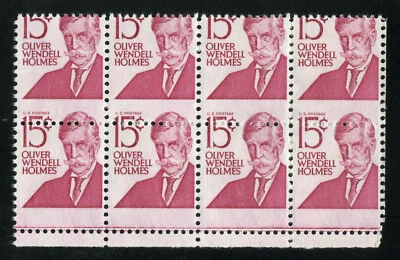US 1968 Scott 1288 Holmes Error Perforation Shift Mint Never Hinged MNH EFO | - Image 1 of 3