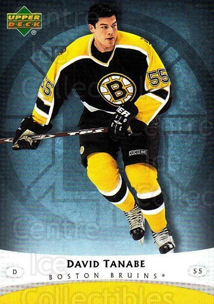 2005-06 Boston Bruins The Boston Globe #24 David Tanabe - Image 1 of 1