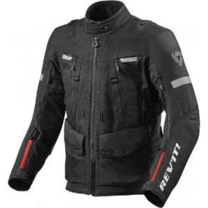Motorcycle Jacket Touring Rev'It Sand 4 H2O Black Size XXL Black Jacket - Picture 1 of 3