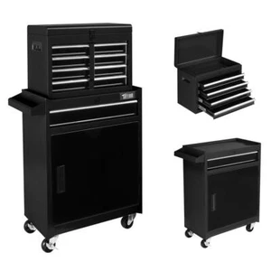 5-Drawer Rolling Tool Chest Box Storage Cabinet Organizer on Wheels for Garage - Bild 1 von 8