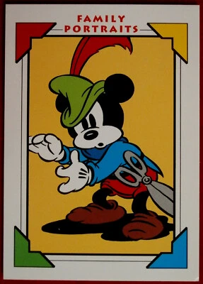Disney COLLECTOR CARDS - Card #109 - BRAVE LITTLE TAILOR - IMPEL 1991 - Image 1 of 2